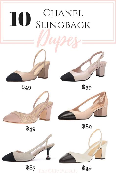 nine west chanel dupe|chanel dupes shoes.